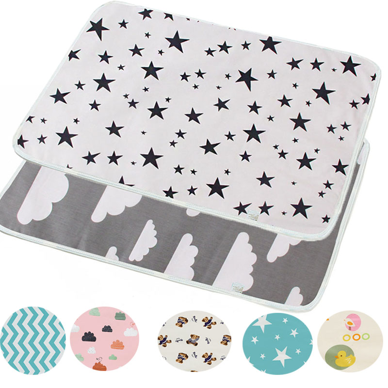 Diaper Changing Mat - مقاوم للماء قابلة لإعادة الاستخدام الوليد