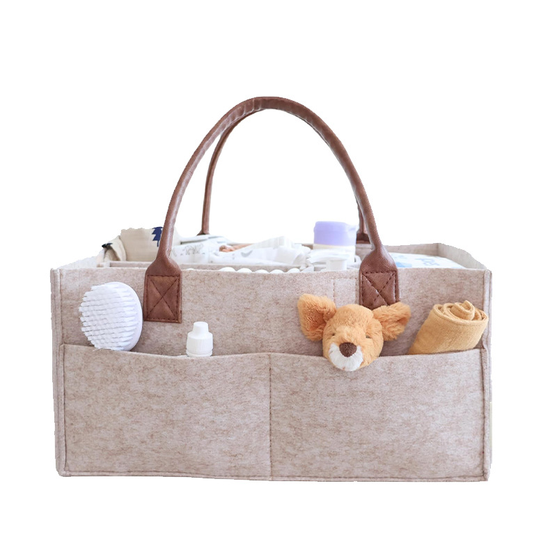 Baby Products Basket - سلة تخزين من اللباد لغرفة الأطفال،