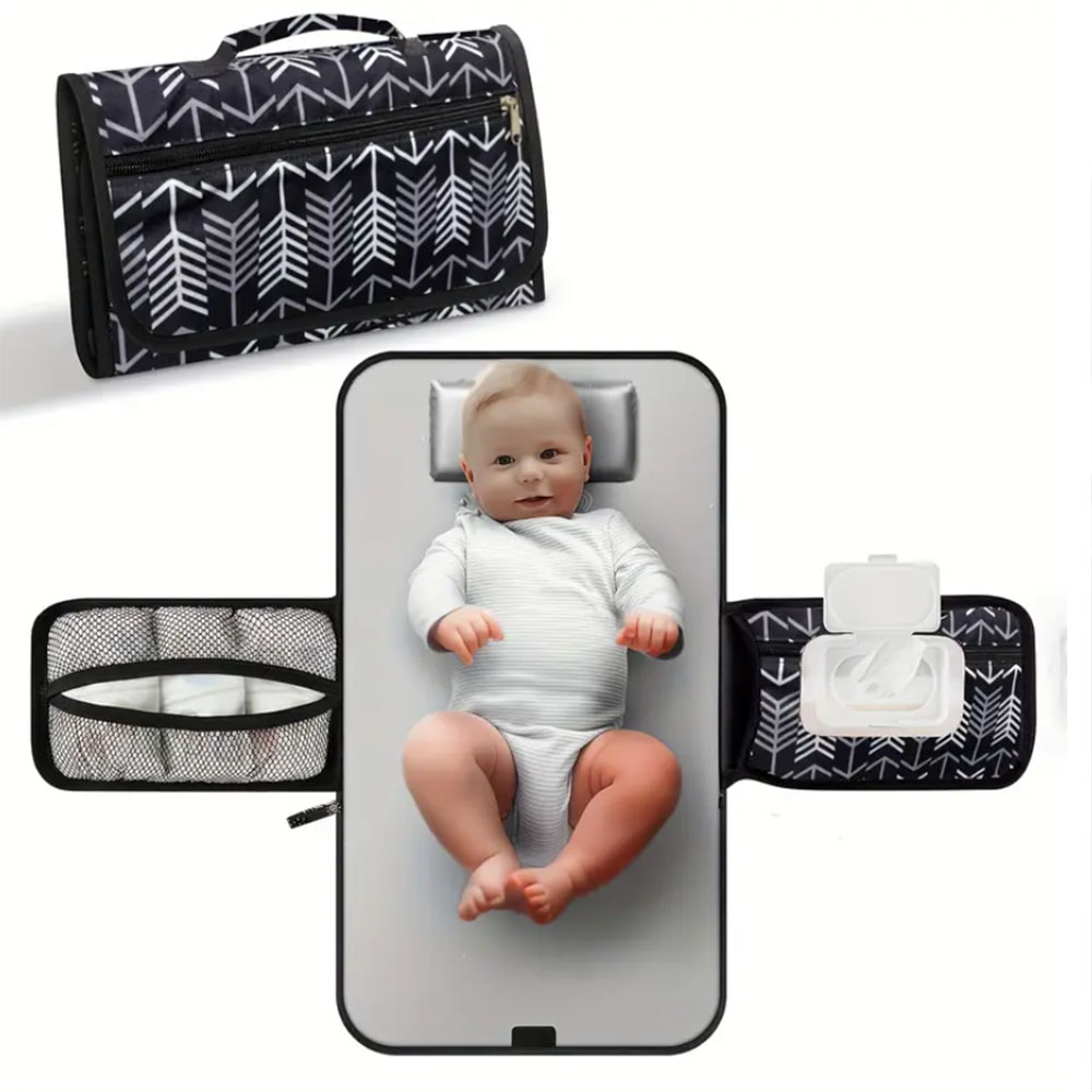 Diaper Changing Mat - وسادة تغيير الحفاضات المحمولة لحقيبة الحفاضات