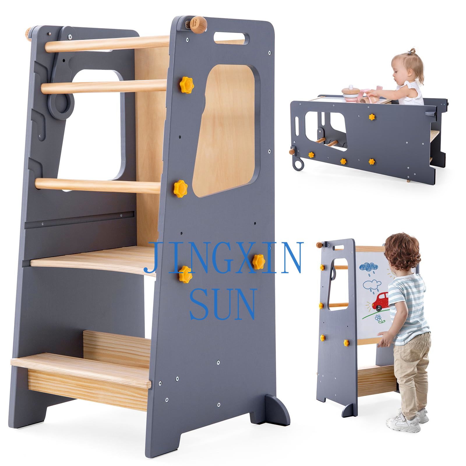 Toddler Learning Tower - برج مطبخ 4 في 1 للأطفال
