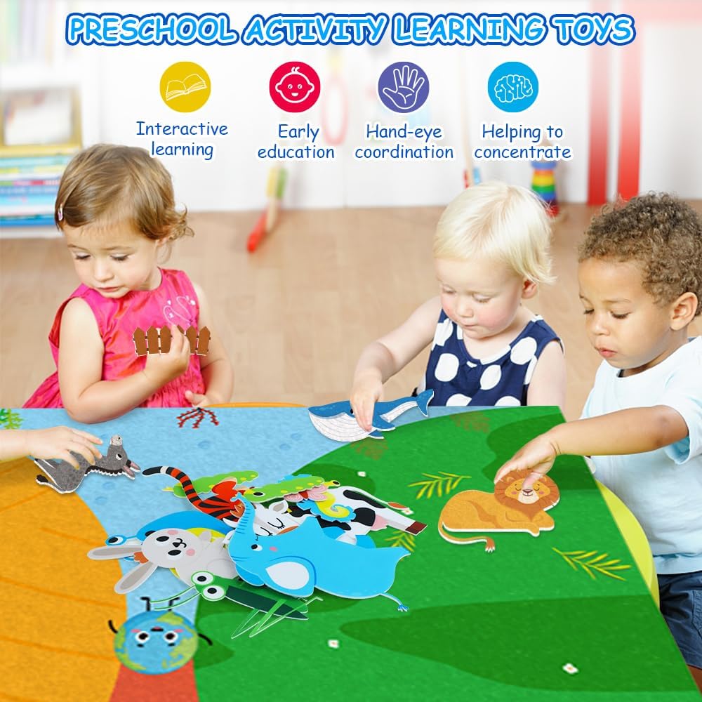 ورأى حيوانات المزرعة قصة مشغول - مراجعة Toddler Learning Tower وسعره
