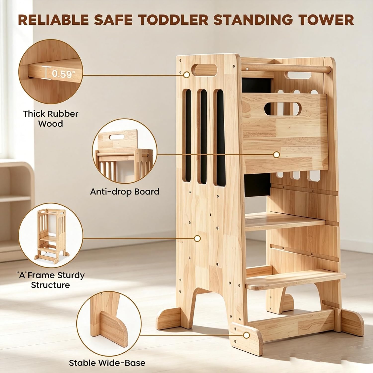 كرسي تعليمي للأطفال الصغار، كر - مراجعة Toddler Learning Tower وسعره