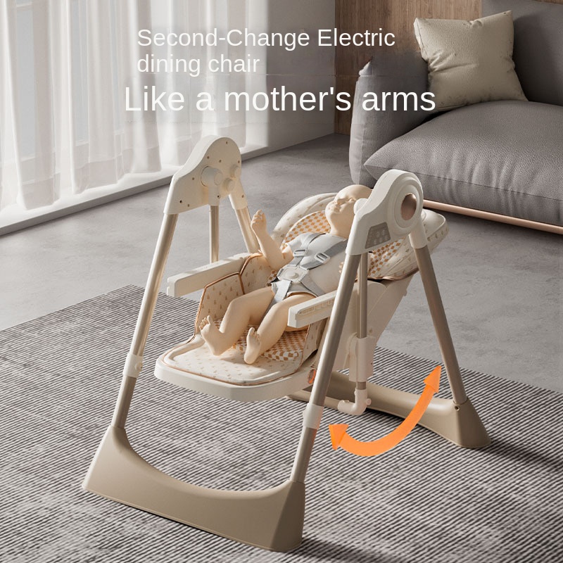 كرسي طعام للأطفال كهربائي متعد - مراجعة Baby High Chair Booster وسعره
