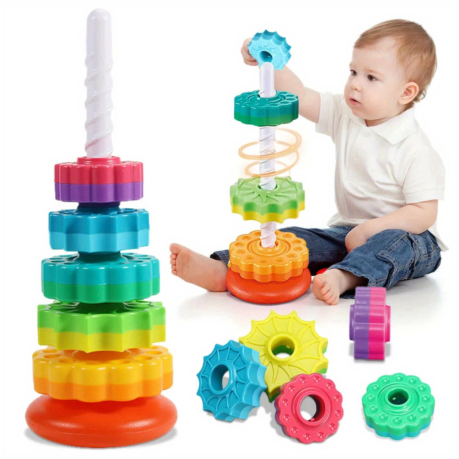 لعبة ألغاز دوارة على شكل برج ق - مراجعة Toddler Learning Tower وسعره