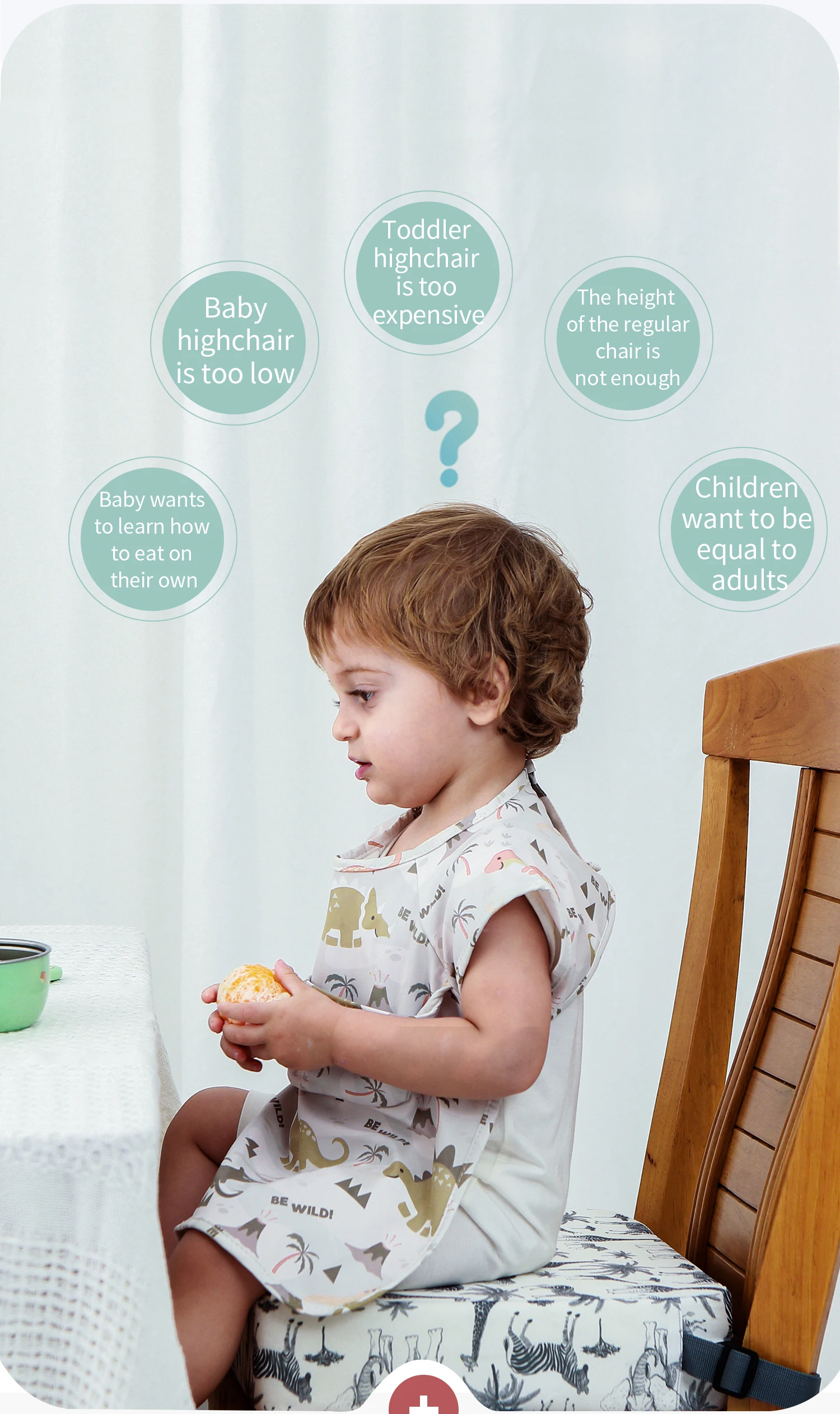 وسادة مقعد الأطفال المحمولة من - مراجعة Baby High Chair Booster وسعره