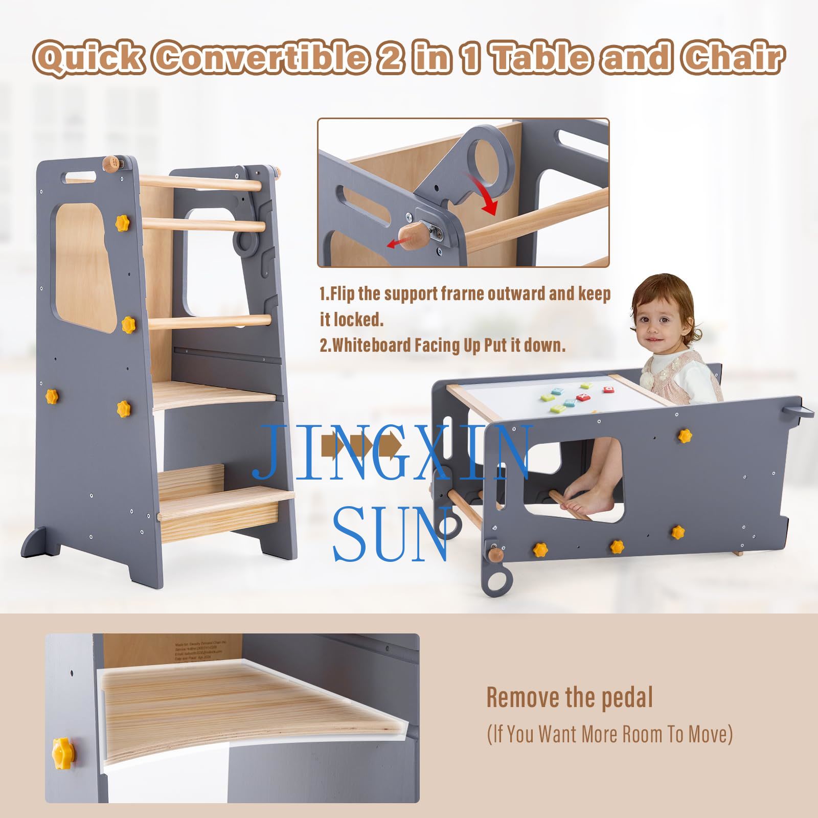 برج مطبخ 4 في 1 للأطفال الصغار - مراجعة Toddler Learning Tower وسعره