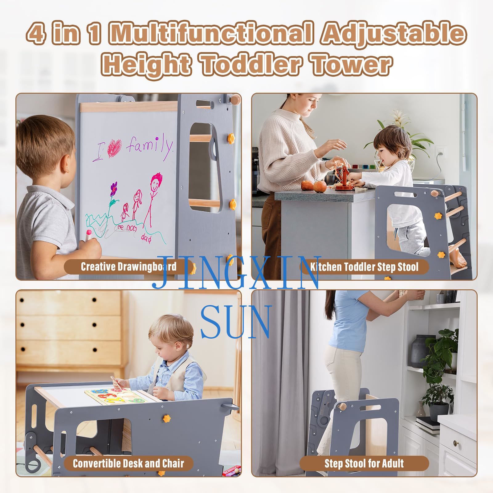 برج مطبخ 4 في 1 للأطفال الصغار - مراجعة Toddler Learning Tower وسعره
