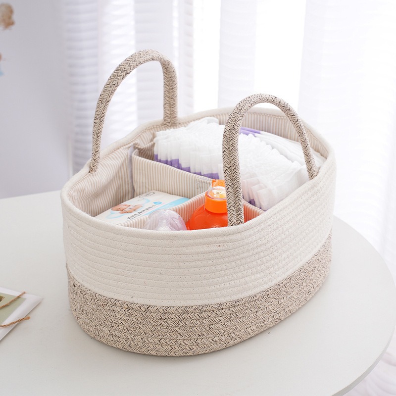 طوي حفاضات العلبة تنظيم القطن  - مراجعة Baby Products Basket وسعره